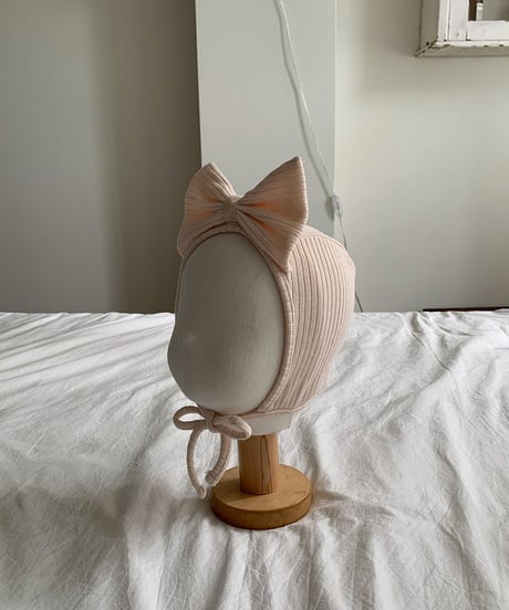 予約 bebeholic May Ribbon Bonnet