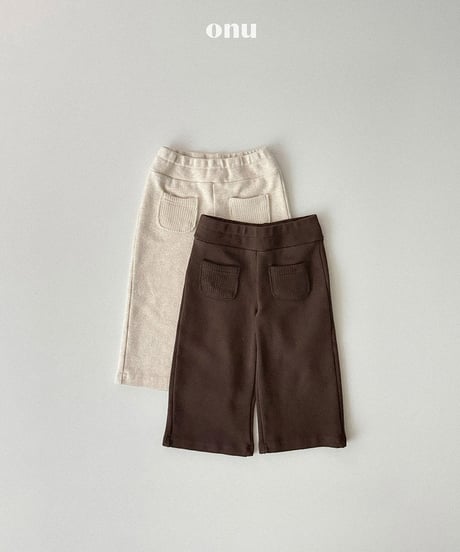 予約 ONU Mini pocket pants