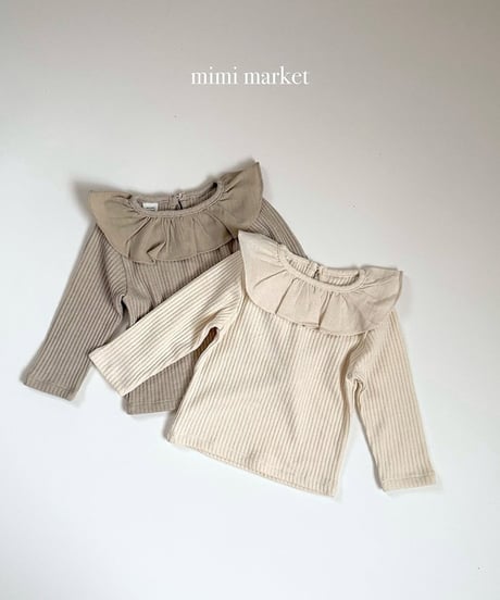 予約 mimi market Liz collar Tee