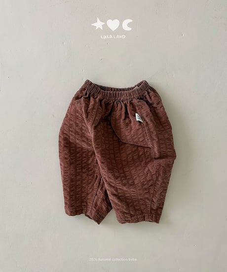 予約 lalaland Emborgarden pants
