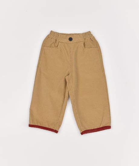 予約 The beige Corduroy Binding Pants