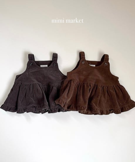 予約 mimi market Corduroy Blanc