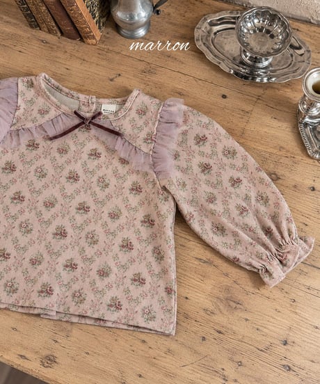 予約 marron Lemon blouse
