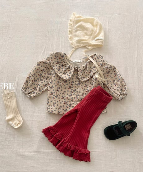 予約 valubebe Frill lace boot cut