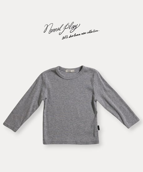 予約 NORMALPLAY Bodeul Autumn Long Sleeve T