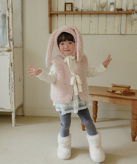 予約 melikey Cloud fur vest