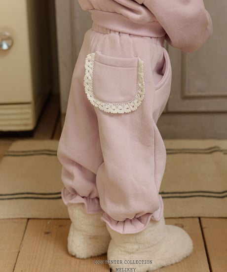 予約 melikey Pocketless jogger pants