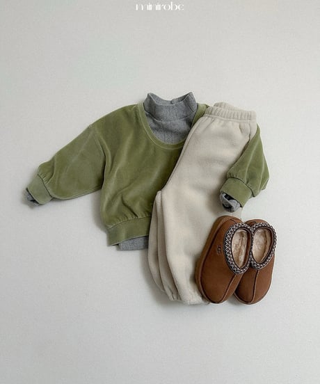 予約minirobe Beloia U-neck man-to-man