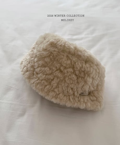 予約 melikey Gom Gom fur hat