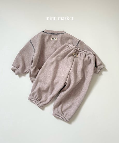 予約 mimi market Mink terry pants
