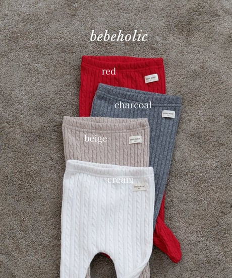 予約 bebeholic Knit leggings