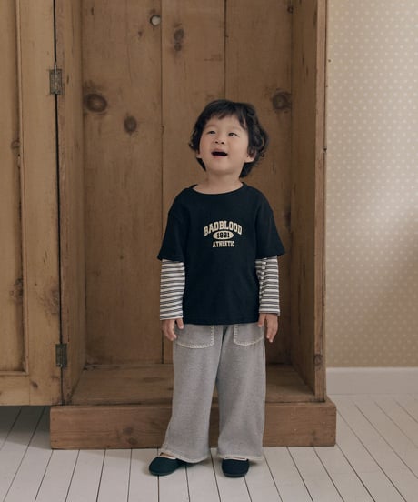 予約 The beige Mello waffle pants