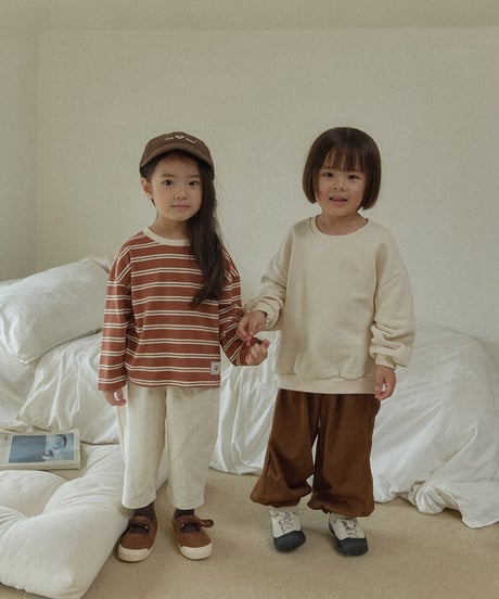 予約 lalaland Basic cotton pants