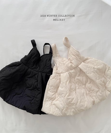 予約 melikey Quilted Bang Bang One Piece