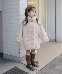 即納Luxe Fur Double Coat