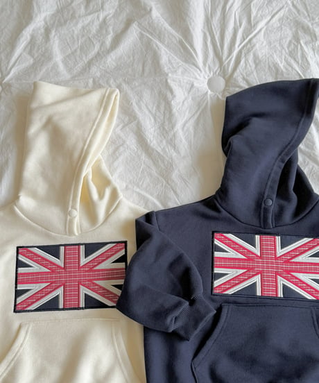 予約 ninibello London patch hoodie