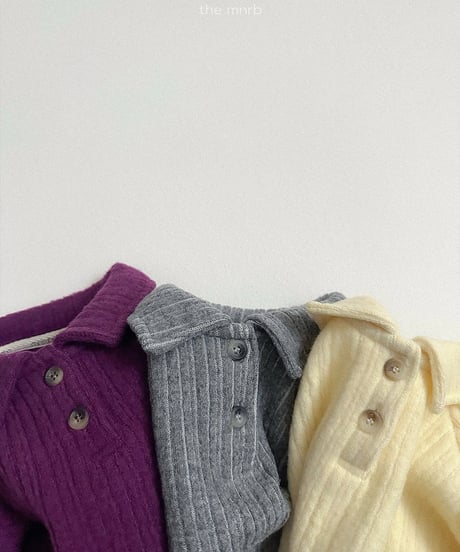 予約minirobe Boy collar Man to Man