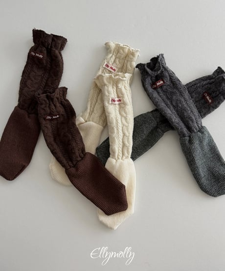予約Elly Molly Twist Wool Socks