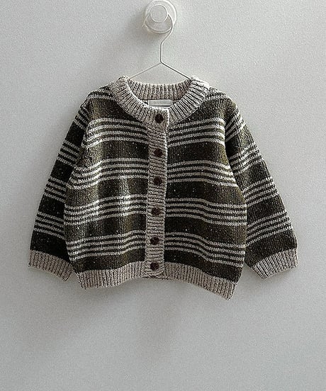 予約minirobe Line cardigan