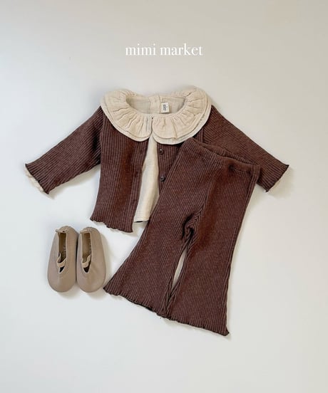 予約 mimi market Ribbed play leggings