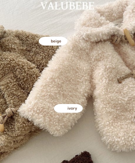 予約 valubebe Tetty fur jacket