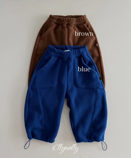 予約Elly Molly Beef fleece pants