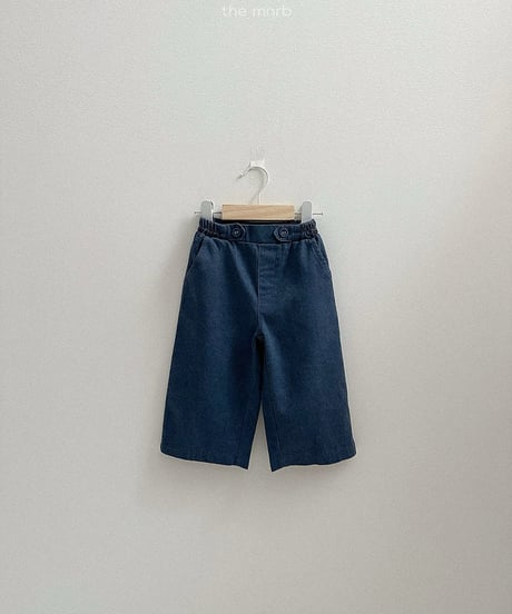 予約minirobe Dying twill pants