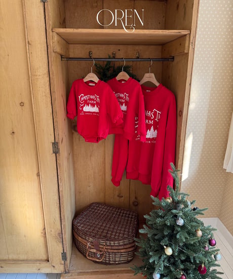 予約 OREN Merry Christmas Sweatshirt