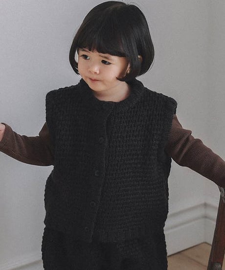 予約 ONU Dotom knit vest