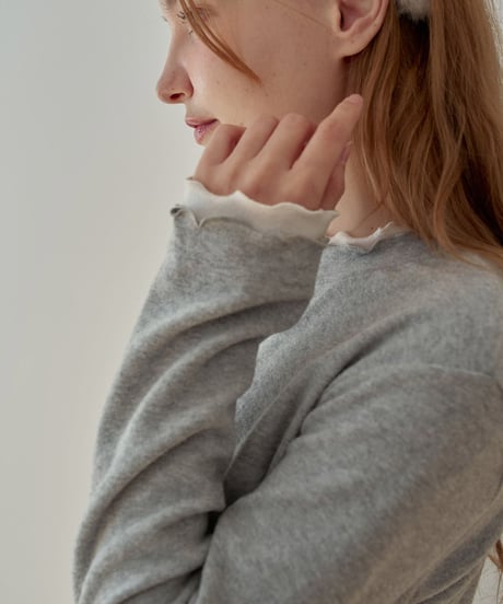 予約 momoann Lily Turtleneck T-shirt (ママとお揃い)