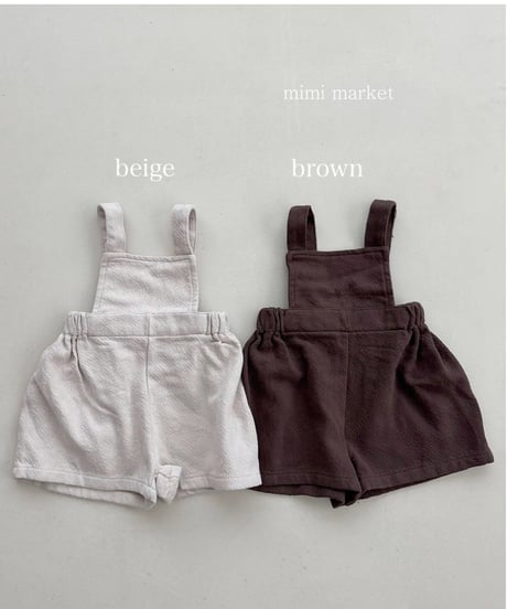 予約 mimi market Seven suspender pants