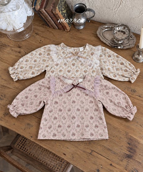 予約 marron Lemon blouse