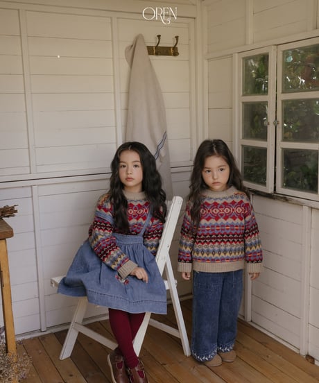 予約 OREN Adeline Multi Wool Knit(ママとお揃い)
