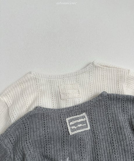 予約 atomeme Madeleine cardigan