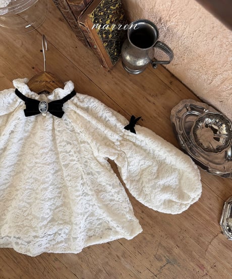 予約 marron Lace blouse