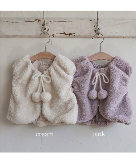 予約 FLO Elle fur vest