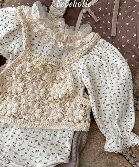 予約 bebeholic Hand-knitted bustier