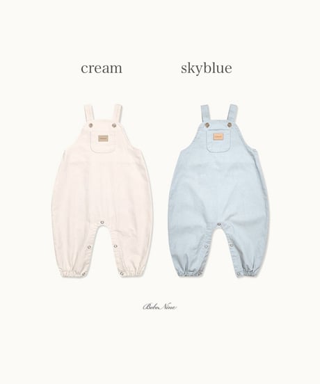 予約 bebe nine Tokangi suspender suit