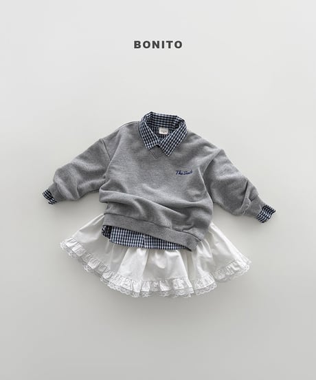 予約 bonito Check shirt