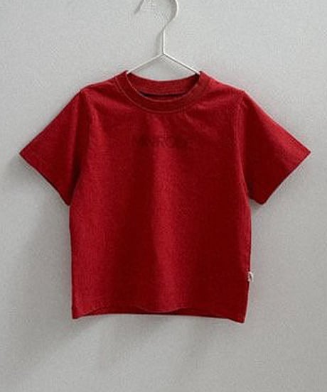 予約minirobe Urban logo half-sleeved tee
