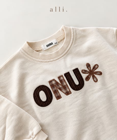 即納 ONU Embroidery patch tee