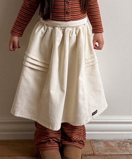 予約Elly Molly Pong Pong Corduroi skirt