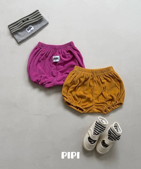 予約pipi Terry pumpkin pants