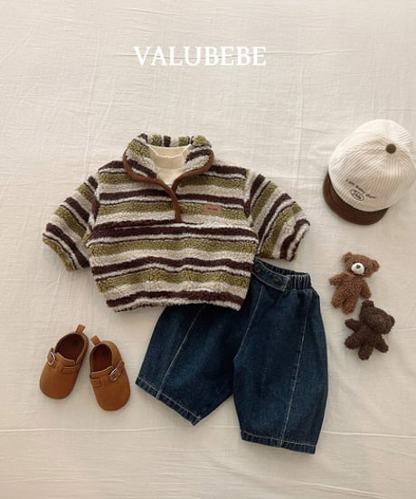 予約 valubebe  Bongbong brushed denim pants