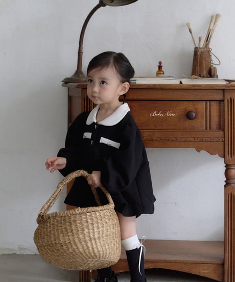 予約 bebe nine Nine Ribbon Half Stocking Set (2p)