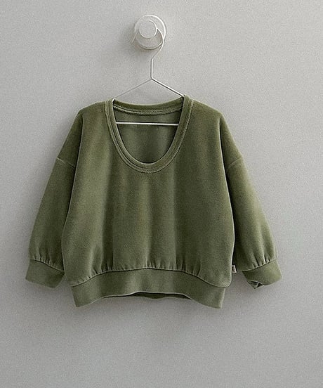 予約minirobe Beloia U-neck man-to-man