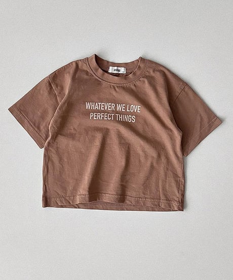 予約 ONU Lettering short-sleeved tee