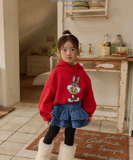 予約 melikey Denim Kang Kang skirt leggings