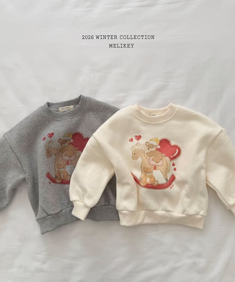 予約 melikey Pony bear man to man