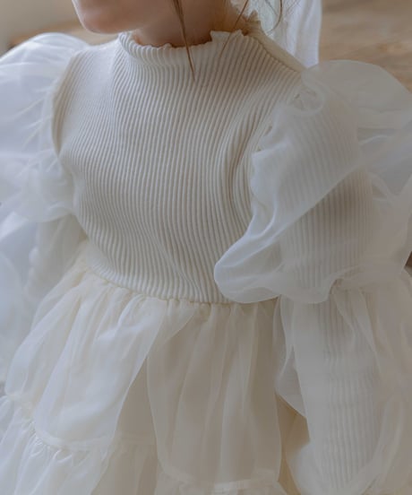 予約 OREN Sevrine Organza Dress(ママとお揃い)
